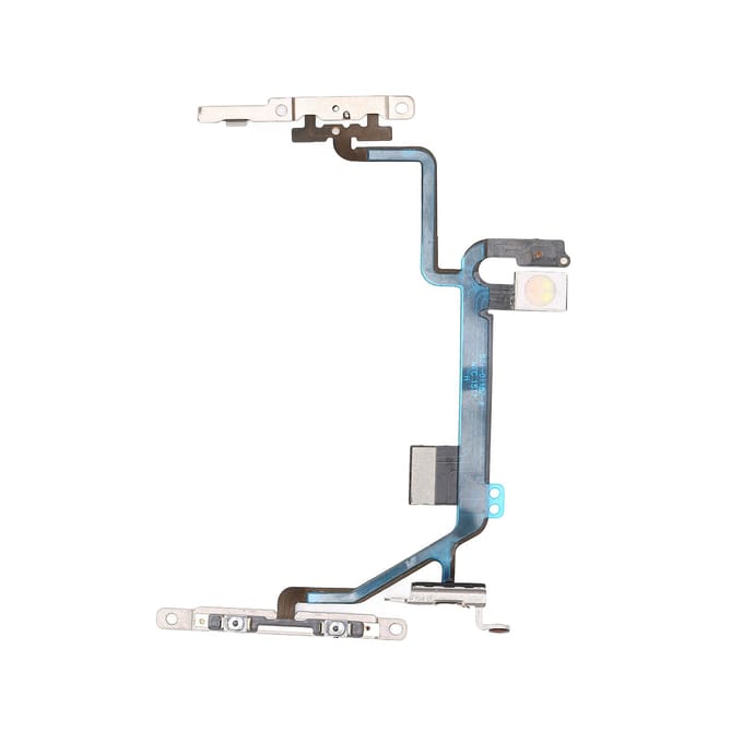 Aan/Uit Knop Schakelaar Volume Knop Flex Kabel Vervangingsonderdelen voor IPhone 8 gray