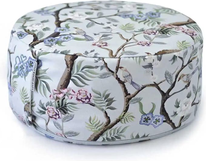 Love Generation - Meditatiekussen - Rond - Blossom Birds