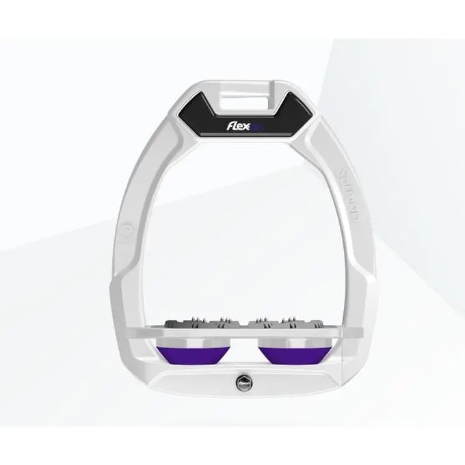 Platte Ultra Grip Veiligheidsstijgbeugels Wit/Grijs/Paarse Flex-On Safe-On