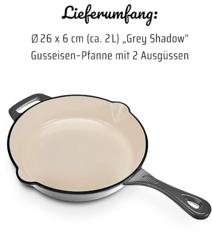 Hoge Kwaliteit Pan 26 x 6 cm voor Koken en Bakken