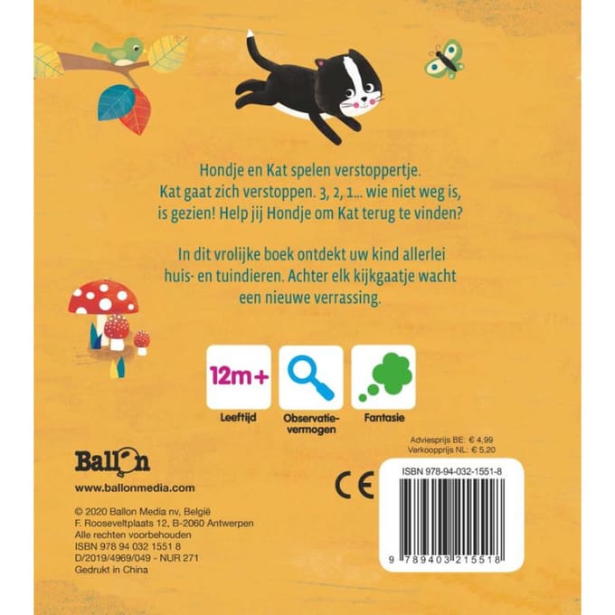 Boek Vind Je Mij Hondje Met Kijkgaatjes