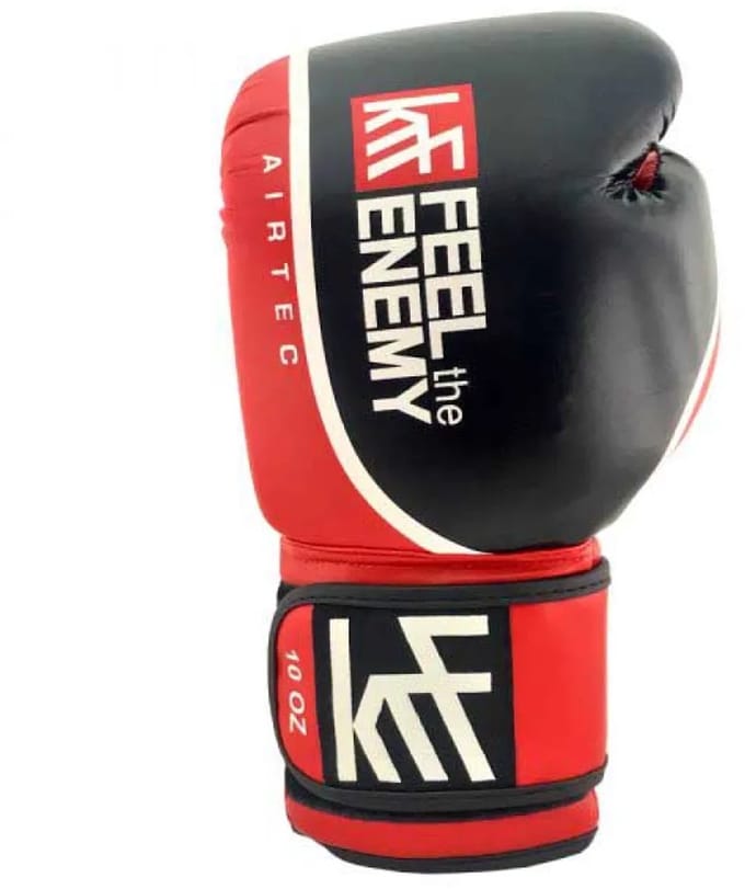 Krf Feel The Enemy Airtec Bokshandschoenen Rood 10oz