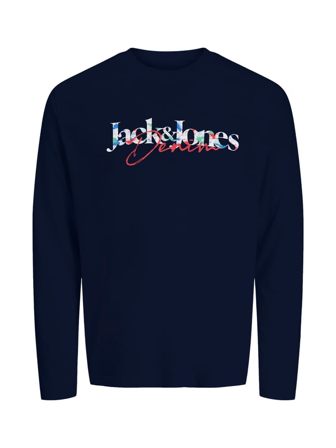 JACK & JONES - JJTOM TEE LS CREW NECK JNR Heren T-shirt