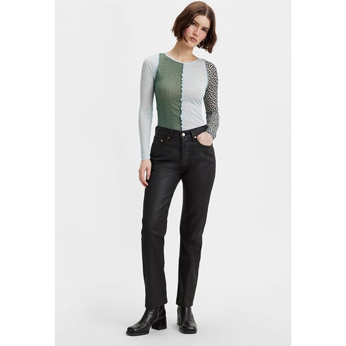 Levi's 501 Formal Pant Black Taglia: W26L32 | Jeans Slim Fit Outlet | Donna | Nero