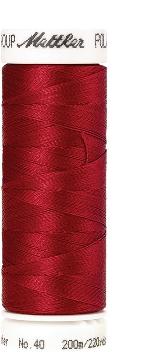 Mettler borduurgaren - Rood - Nr 1902 - Polysheen - 200 meter