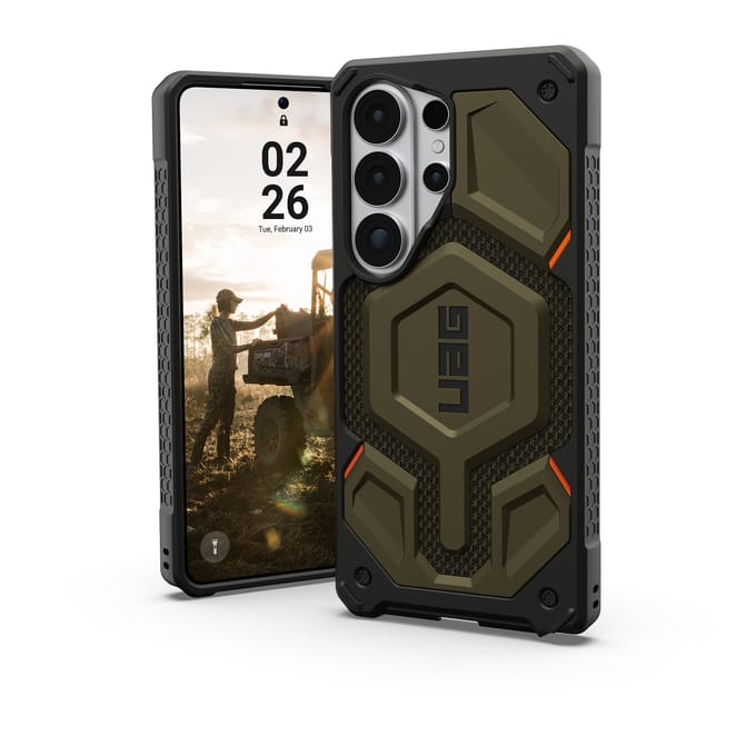 UAG Monarch Pro Backcover geschikt voor Samsung Galaxy S26 Ultra - Kevlar Element Green