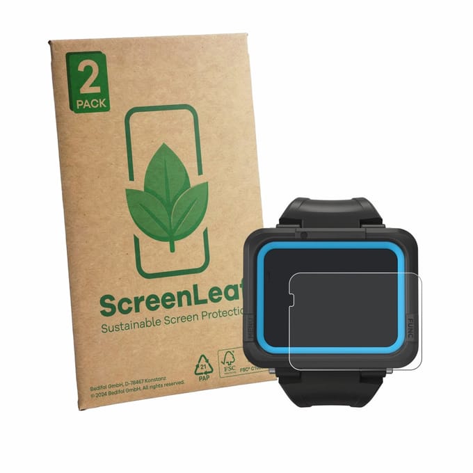 2 Stuks Screenprotector voor Shearwater PEREGRINE dive computer - Hoogwaardige Beschermfolie transparant