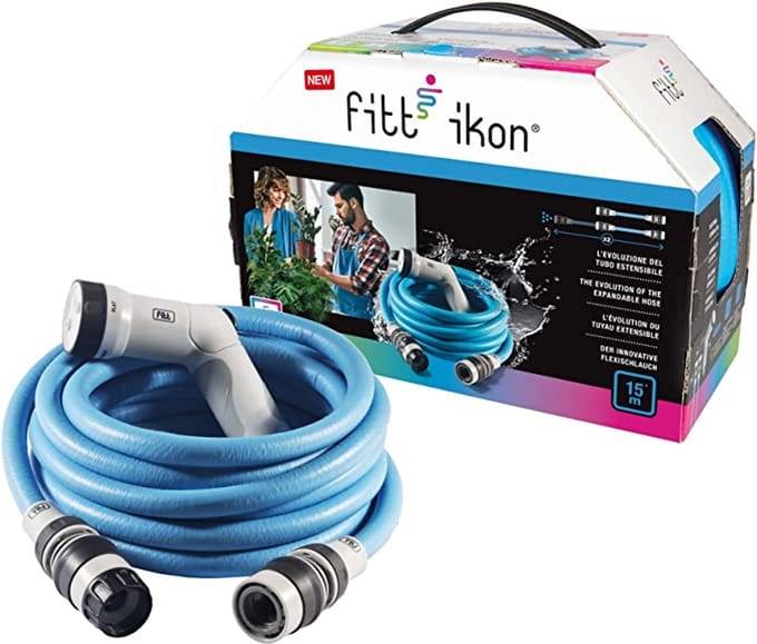 Fitt Ikon Uitzetbare Tuinslang - 15m - Blauw