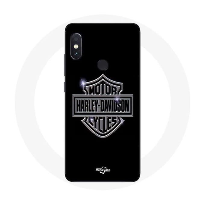 Coque - Harley Davidson - Xiaomi Redmi Note 5 Pro - Noir - Logo - Rigide