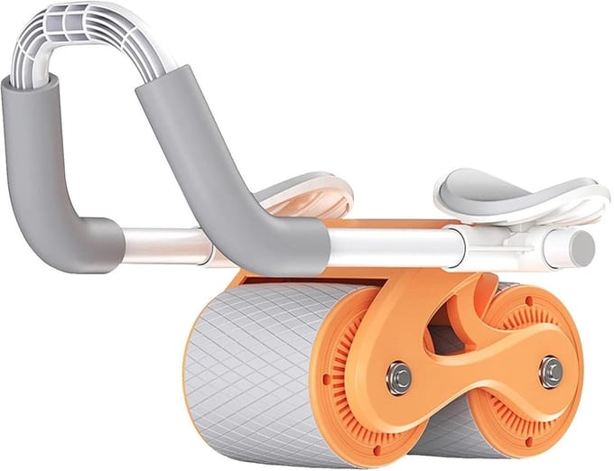 Buikspierroller - Ab Roller - Core Training - Met Elleboogsteun - 10 cm Diameter - Oranje