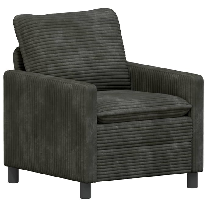 vidaXL - Bank - Antracietkleurig - 76 - x - 81 - x - 87,5 - cm - Polyester