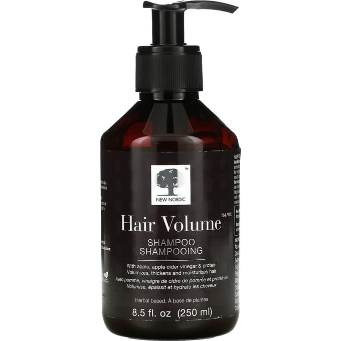 New Nordic, Hair Volume Shampoo, 8.5 fl oz (250 ml) black