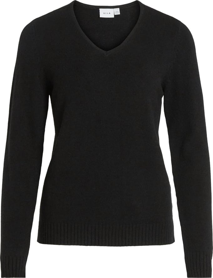 Vila Ril V-Neck L/S Knit Top Dames Trui - Maat L