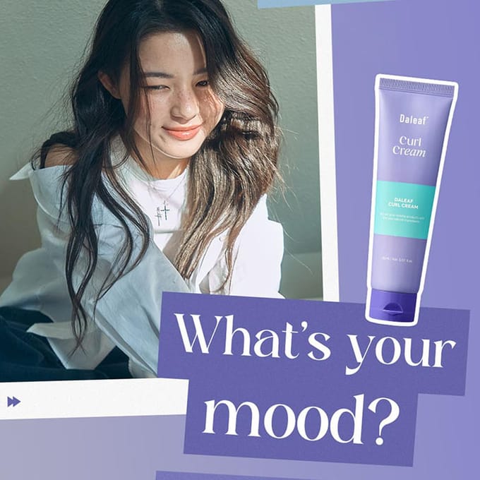 [Daleaf] Glam Krulcrème 150ml gray