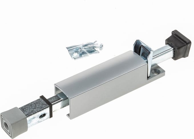 Oxloc DEURVASTZETTER ZILVER MAX. 90MM