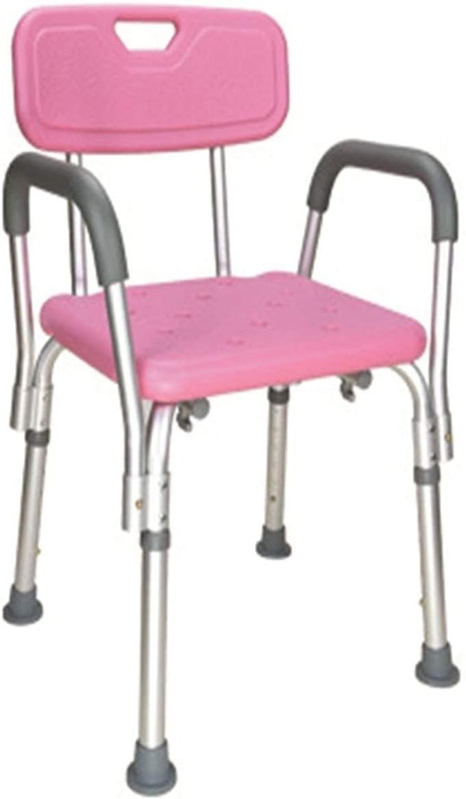 Badkruk - Douchestoel - Veilig Douchen - In Hoogte Verstelbaar - 75-88 cm - Blauw