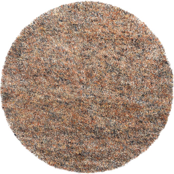 Vloerkleed Zumba Multicolor 501 Rond ø200 cm - Hoogpolig Wollen Design Vloerkleed