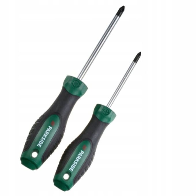 Parkside Kruiskopschroevendraaiers Set (2 stuks) - Magnetisch