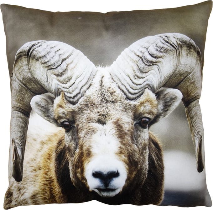 Clayre & Eef Kussenhoes 45x45 cm Bruin Polyester