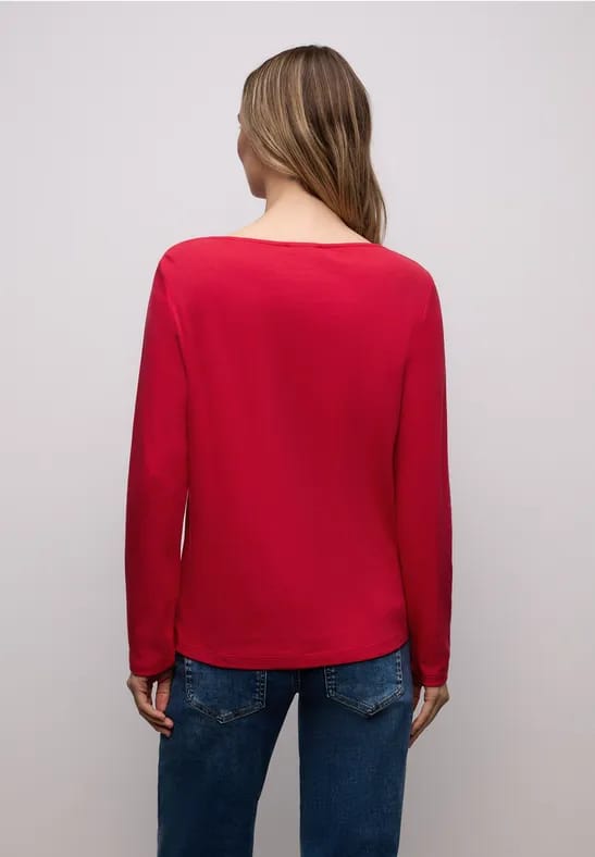 Shirt in effen kleur