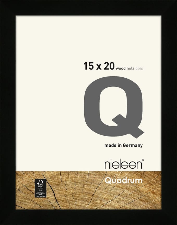 Nielsen Quadrum Houten Fotolijst Black 15x20cm