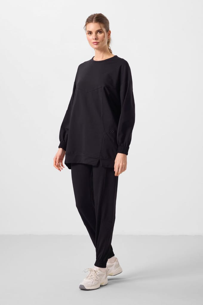 Overmaat Fleece Sweatshirt en Broek Set