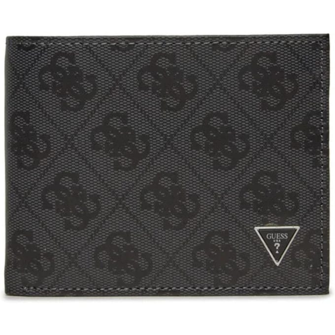 GUESS Leren Portemonnee Mito Billfold Coin Wallet Black Zwart