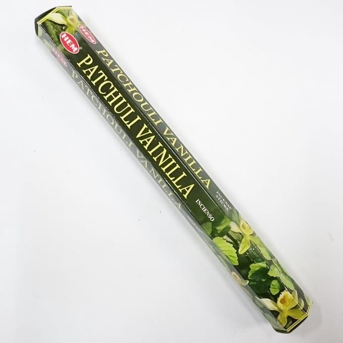 Patchouli Vanille Wierooksticks - Set van 6 Pakken voor Langdurige Geur