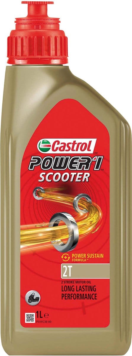 Castrol Power RS Scooter 2 takt olie 1 liter