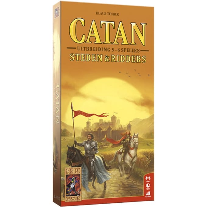 999 Games - Catan: Uitbreiding Steden & Ridders 5/6 spelers - Bordspel