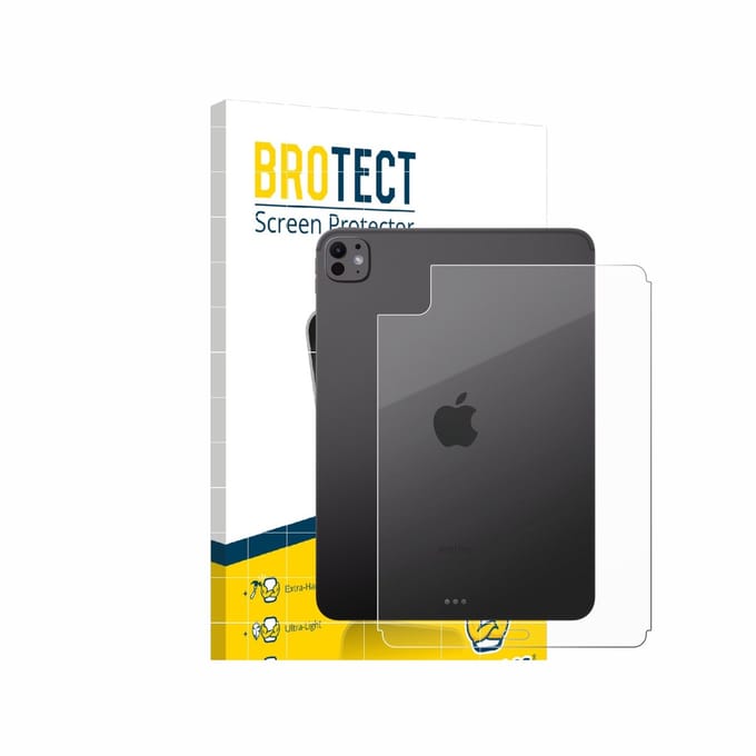 Screenprotector voor Apple iPad Pro 11" 2024 / 2025 (Achterkant) Beschermglas transparant