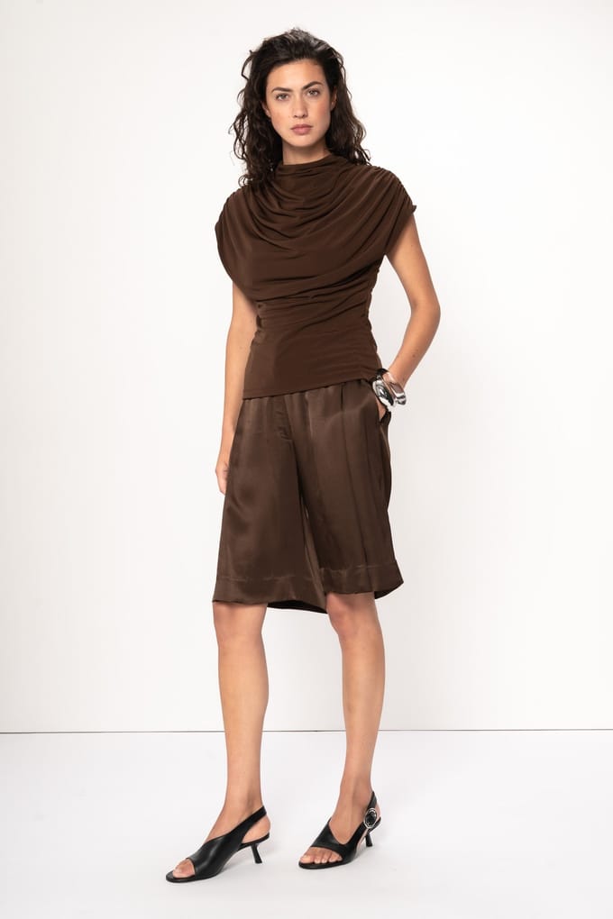 VIVEH Veya Skirt Walnut Taglia: 34/36 | Minigonne Outlet | Donna | Marrone