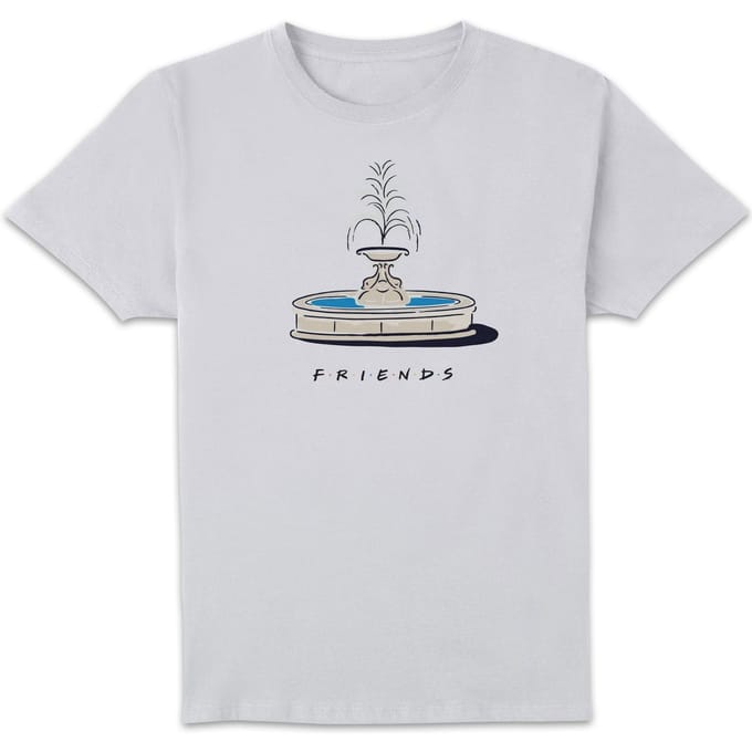 Friends Fountain t-shirt - Wit - L