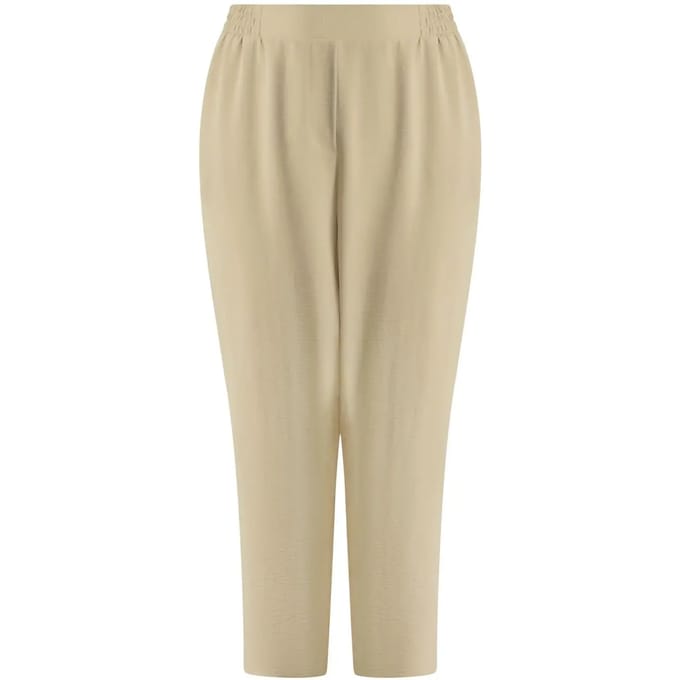 Dames fuselftaille broek van crêpe Mat Fashion