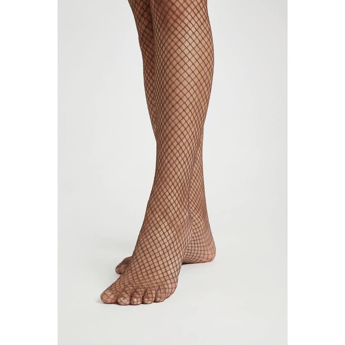 boohoo Dames Chocoladebruine Netpanty