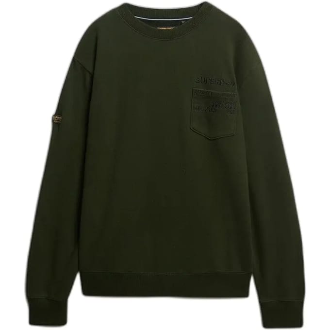 Superdry Utility Loose Fit Sweatshirt Groen M Man