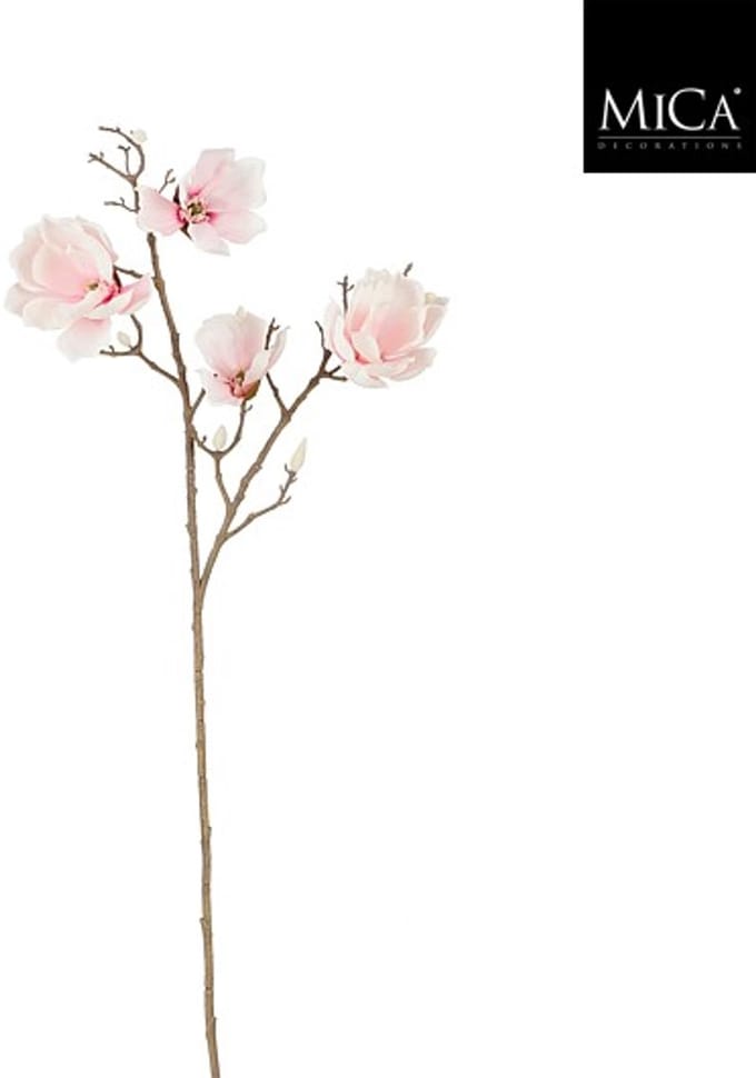 Mica - Magnolia roze - l86cm - kunstbloemen