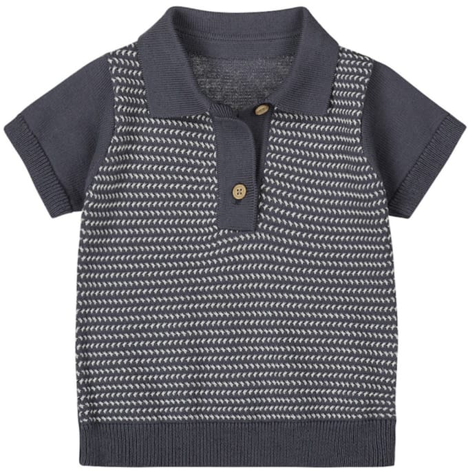 Dirkje jongens Polo Navy - 03 Boys sunset - Maat 56