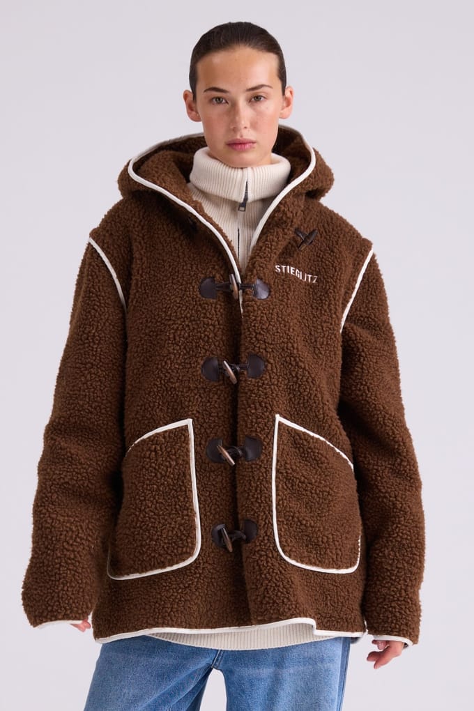 Stieglitz Alis Teddy Jacket Brown Taglia: M | Giacche invernali Outlet | Donna | Marrone