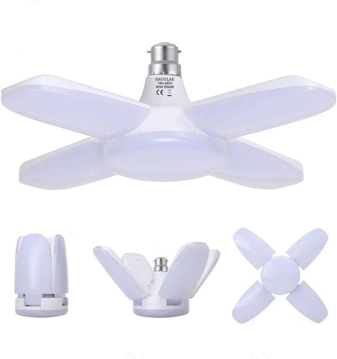 LED Garage Lamp 60W 6000LM Koel Wit 6500K - Dimbaar