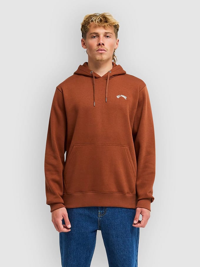 Billabong Arch Hoodie Bruin,Oranje M Man