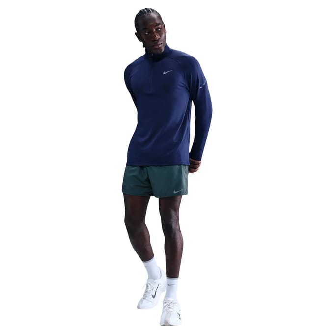 Langarmshirt met halve rits Nike Stride