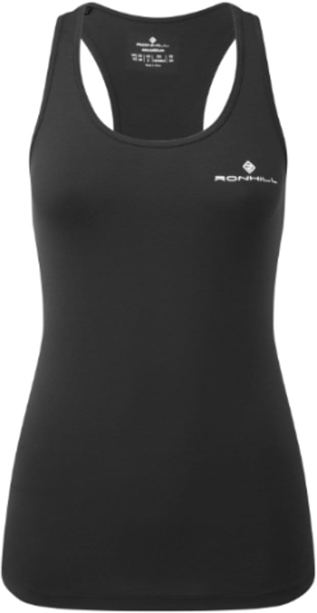 Ronhill | Dames Hardloop Tanktop | Tech Race Vest | Zwart | Maat L