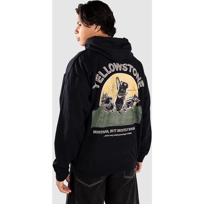 Dravus Yellowstone Hoodie zwart