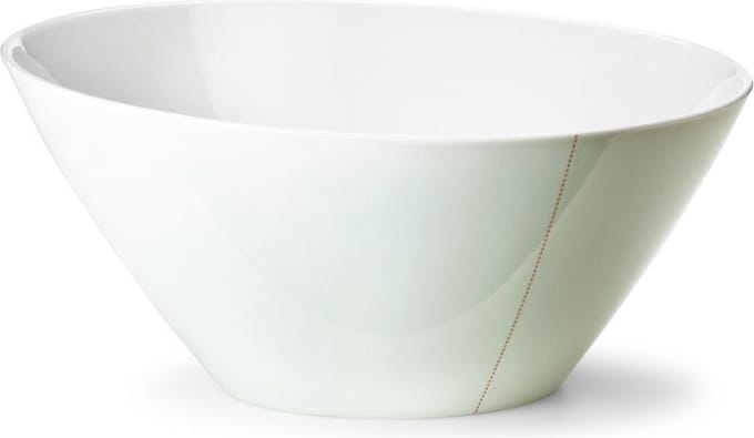 Anne Black Tilt - XL Kom - Saladeschaal - Schuin - 26 cm - Groen