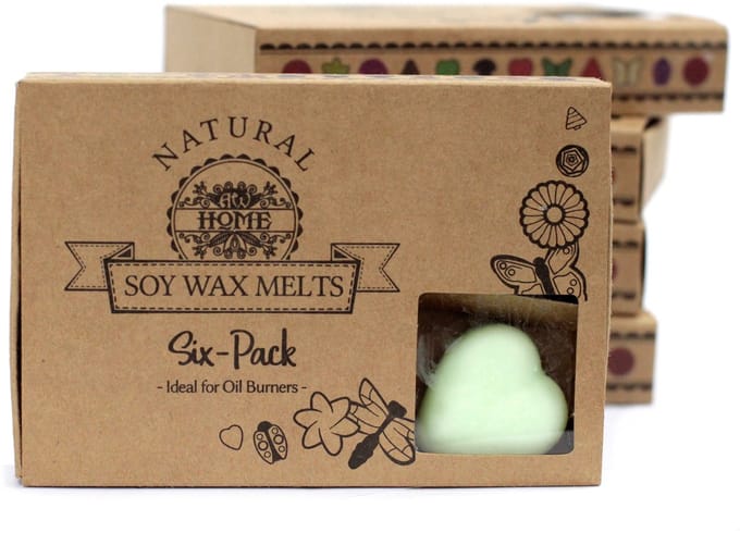 Doos met 6 Sojawas Melts - Munt en Menthol