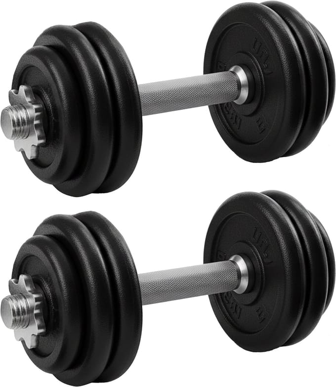 SONGMICS - Dumbells - Dumbells 15 kg - Voor Thuis Fitnesstraining