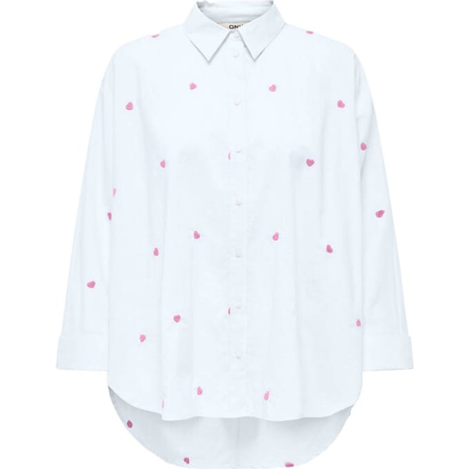 Relaxed fit overhemdblouse van puur katoen model 'NEW LINA GRACE'