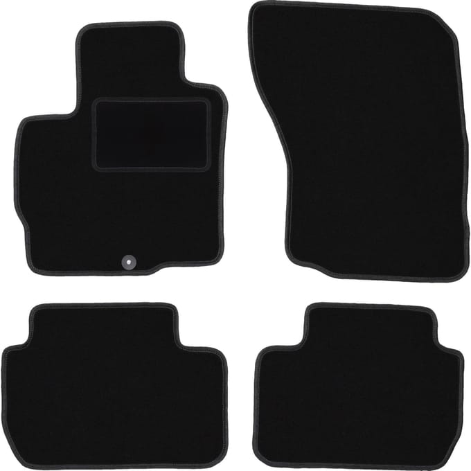 Zwarte veloursmatten voor: Mitsubishi Outlander III SUV (2012-)