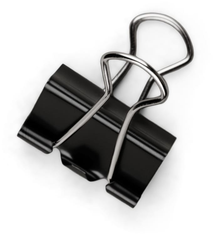 Centrum Papierklem - 12x stuks - 32 mm - metaal - in doos - kantoorartikelen - paperclips